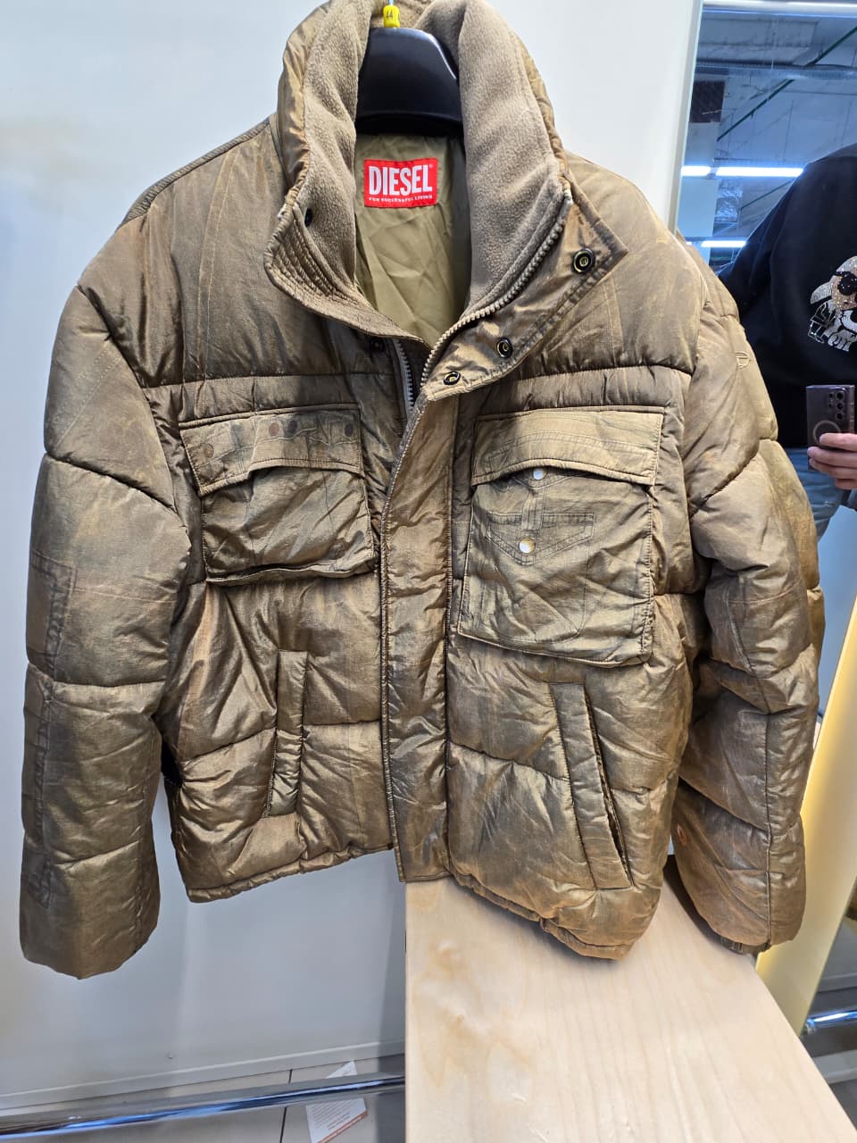 Мужской зимний пуховик Diesel W-ROLFFUS новый.